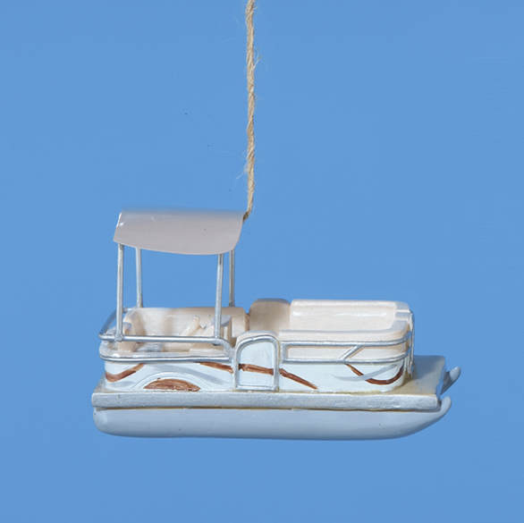 Item 100304 Pontoon Boat Ornament