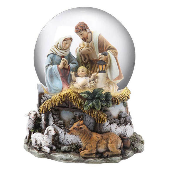 Item 100392 Holy Family Musical Waterglobe