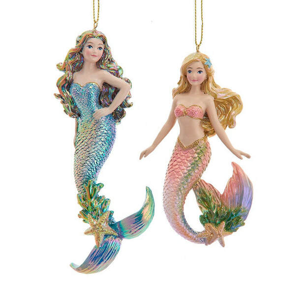 Item 100583 Electoplated Mermaid Ornament