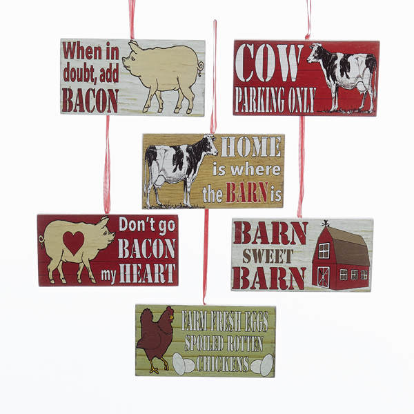 Item 100856 Farm Sayings Ornament