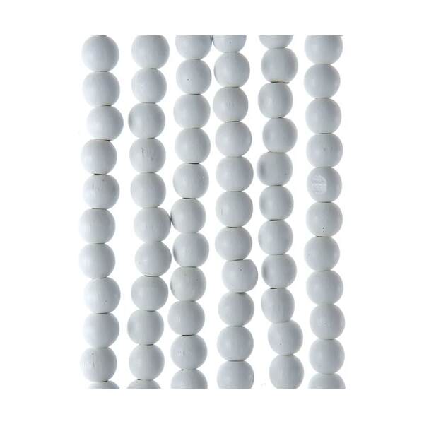 Item 100974 9ft White Bead Gardland