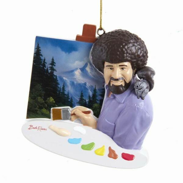 Item 102930 Bob Ross Painting Ornament