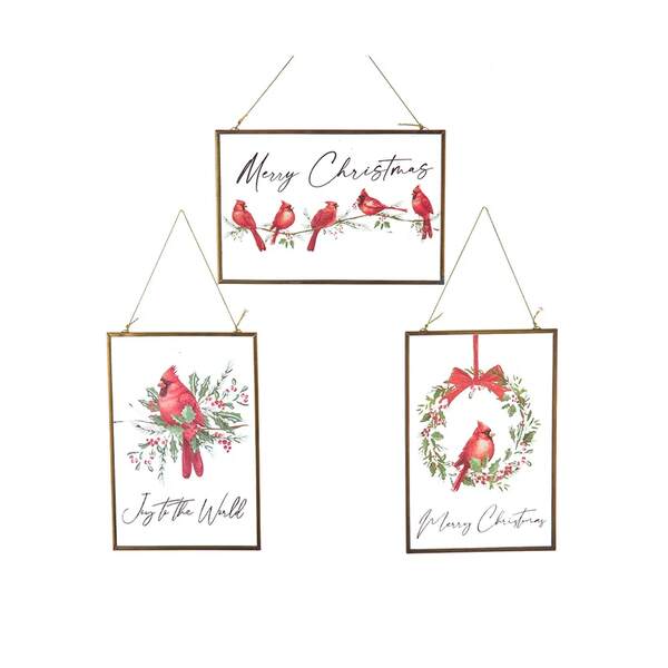Item 103465 Merry Christmas Cardinal Ornament