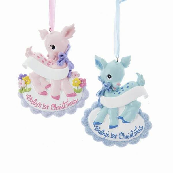 Item 103508 Baby's First Deer Girl/Boy Ornament