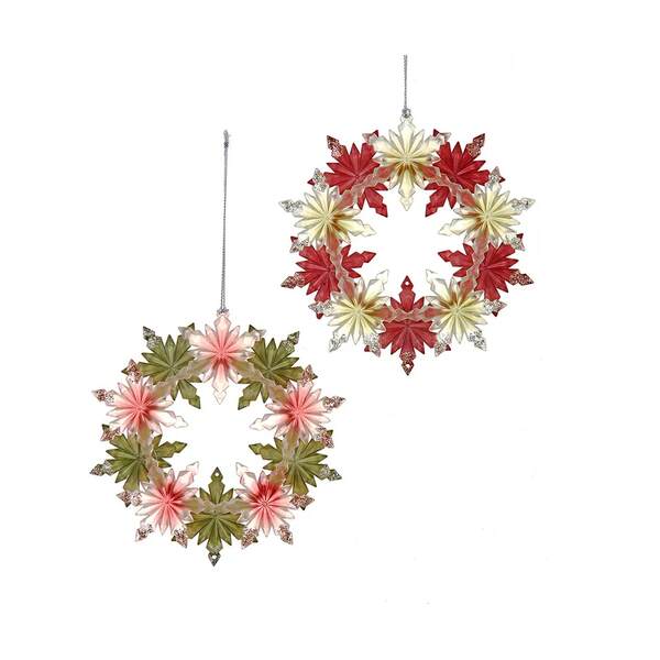 Item 103985 Snowflake Wreath Ornament