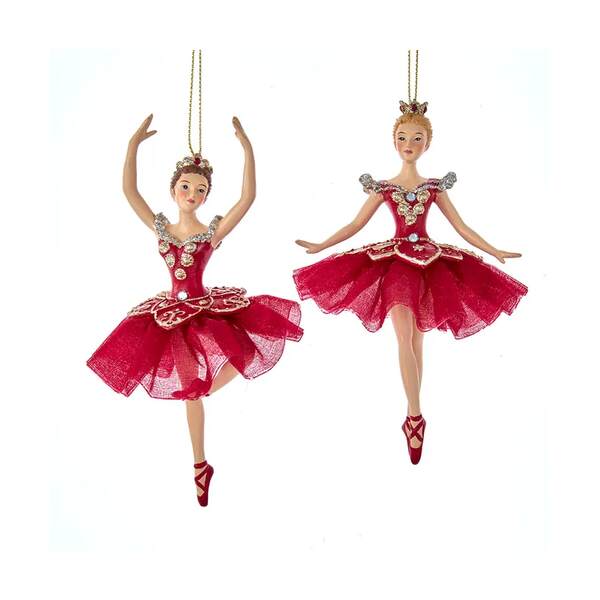 Item 104409 Regal Red Ballerina Ornament