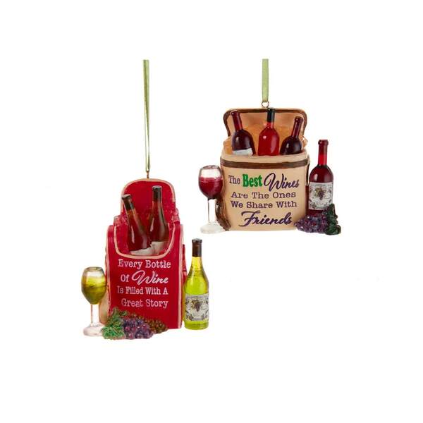 Item 105688 Wine Bag Ornament