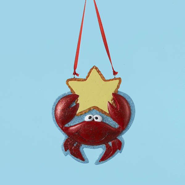 Item 105830 Crab Family of 1 Ornament