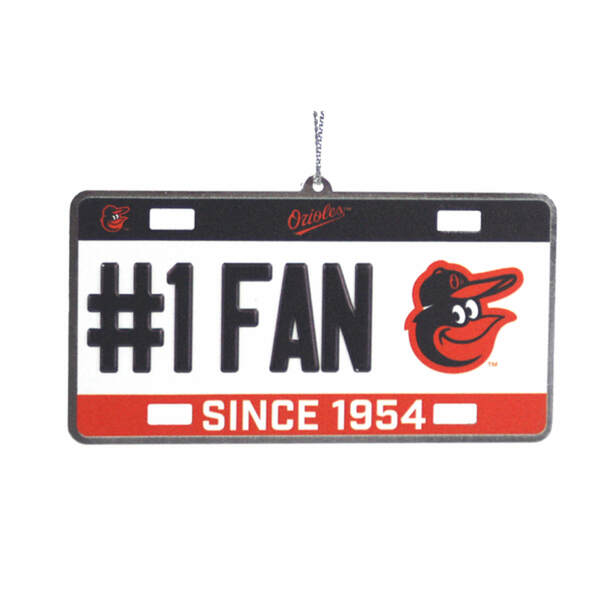Item 143083 Baltimore Orioles License Plate Ornament