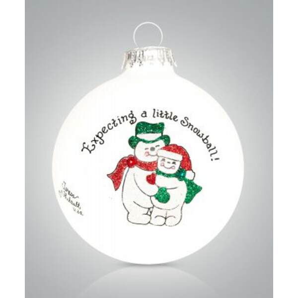 Item 202078 Expecting Little Snowball Ornament