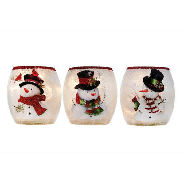 Item 212015 Frosty's Friends Pre-lit Votive