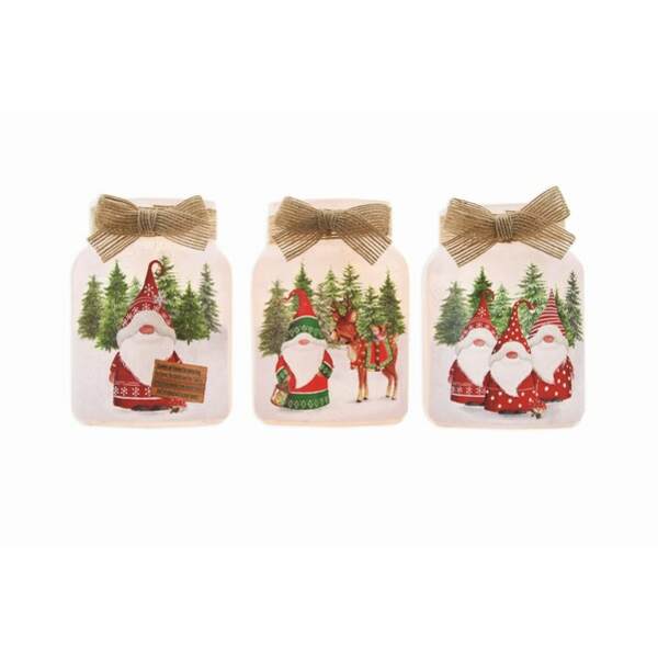 Item 212051 Gnome With Red Hat Jar