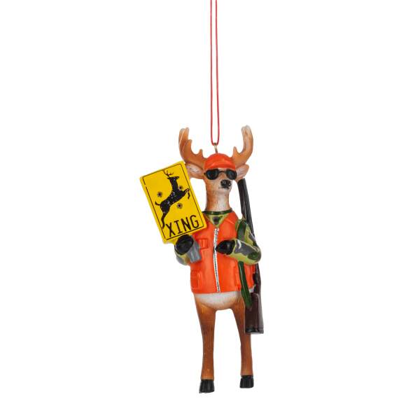 Item 260173 Deer Crossing Ornament