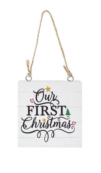 Item 260585 Our First Christmas Ornament