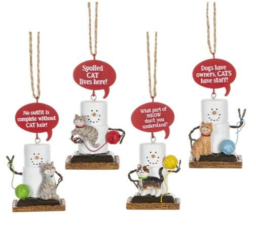 Item 260708 S'mores Cat Talk Ornament