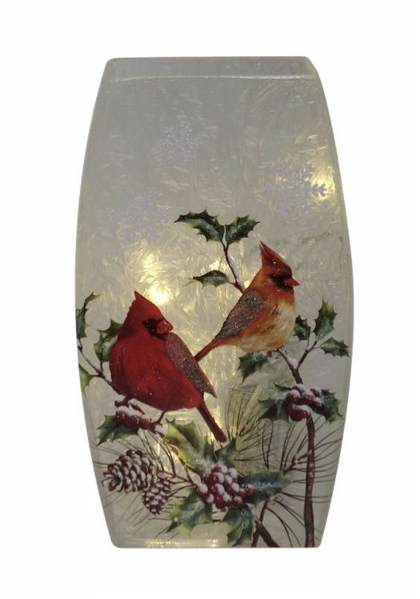 Item 322278 Light Up Cardinal Vase