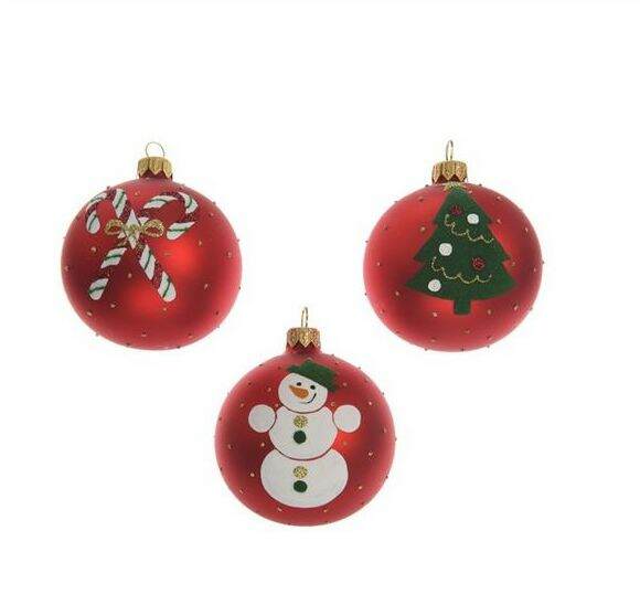 Item 360081 Christmas Character Ball Ornament