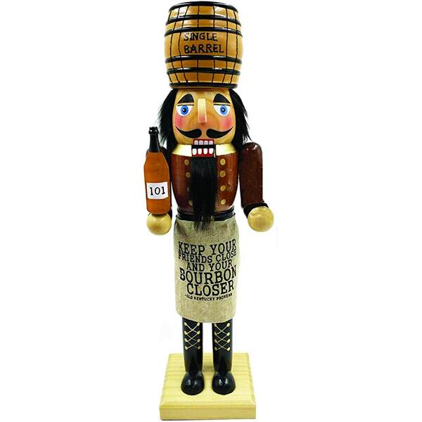 Item 401115 Bourbon Barrel Nutcracker