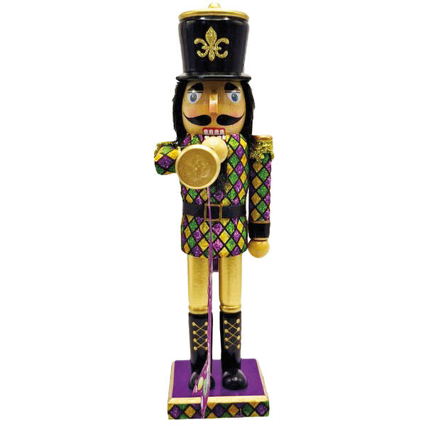 Item 401236 Mardi Gras Bugler Nutcracker