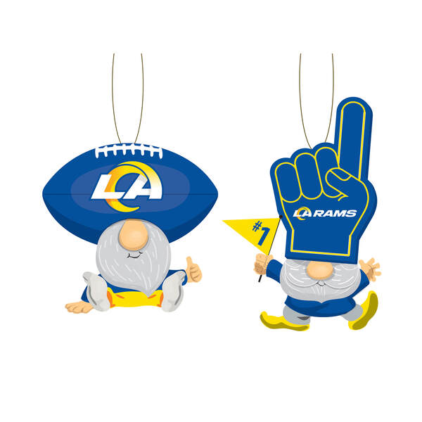 Item 420324 Los Angeles Rams Gnome Fan Ornament