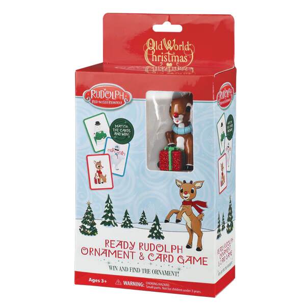 Item 425614 Ready Rudolph Game And Ornament