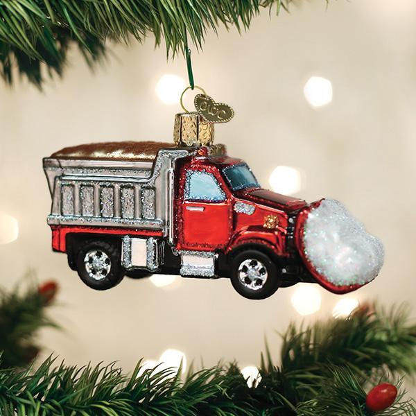 Item 426295 Snow Plow Ornament