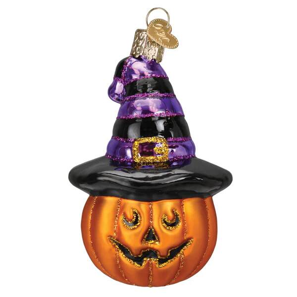 Item 426395 Witch Pumpkin Ornament