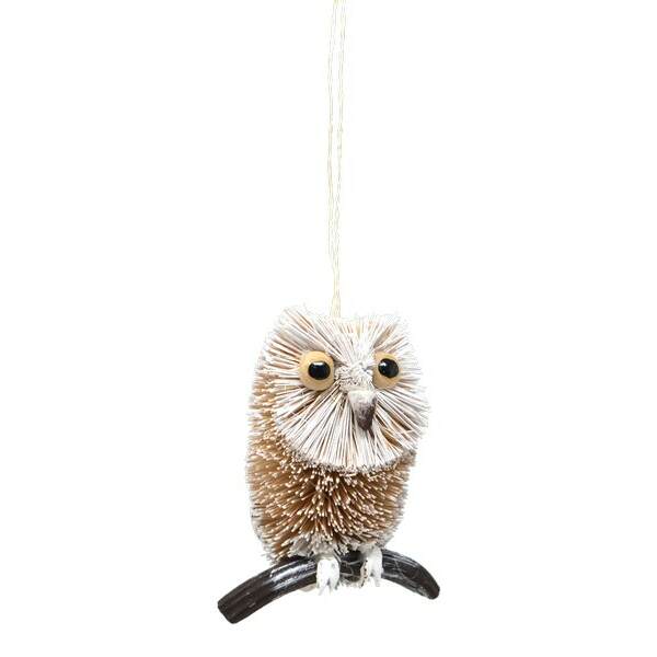 Item 440070 SNOW OWL ORNAMENT