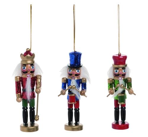 Item 501279 Glitter Nutcracker Ornament