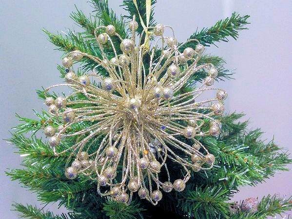 Item 520019 Champagne Atom Ornament