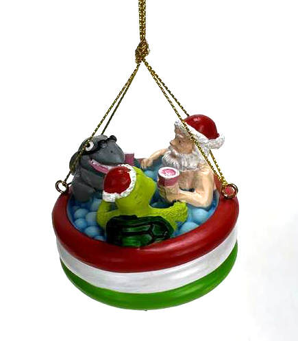 Item 524329 Christmas Jacuzzi Ornament