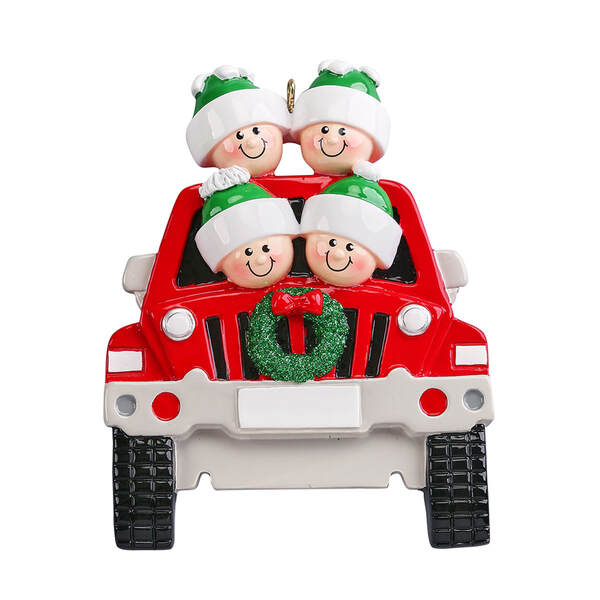 Item 525196 Suv Family of Four Ornament