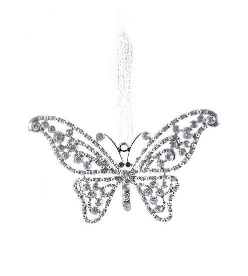 Item 558300 Crystal Butterfly Ornament