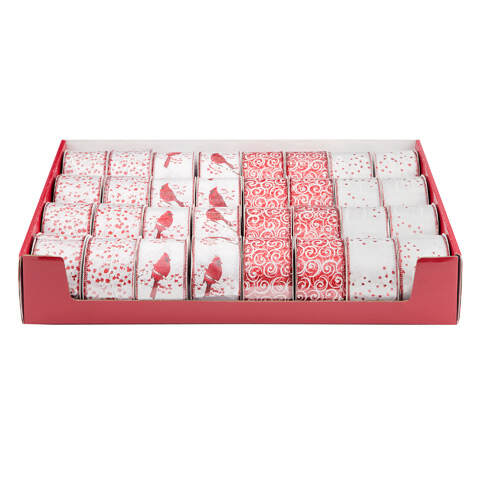 Item 568530 Red/White Christmas Ribbon