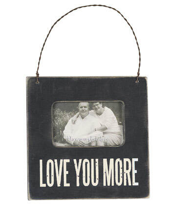 Item 642033 Love You More Miniature Photo Frame Ornament