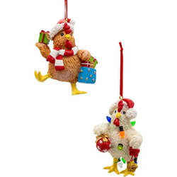Item 100092 thumbnail Christmas Chicken Ornament