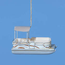 Item 100304 Pontoon Boat Ornament