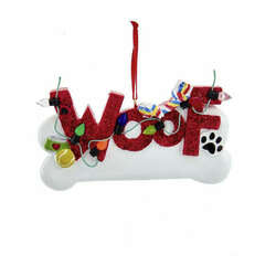 Thumbnail Personalizable Woof Dog Ornament