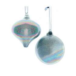Item 100503 thumbnail Glass Opalescent Glitter Ornament