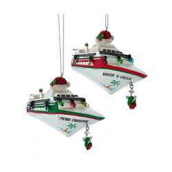 Item 100589 Cruise Ship Ornament
