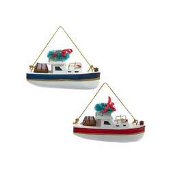 Item 100660 thumbnail Crab Lobster Boat Ornament