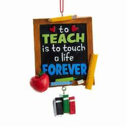 Item 100796 Blackboard Teacher Ornament