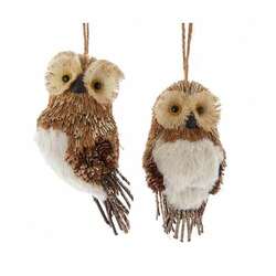Item 100925 thumbnail Natural Owl Ornament