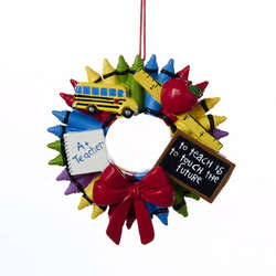 Item 101090 thumbnail Crayon Wreath Ornament