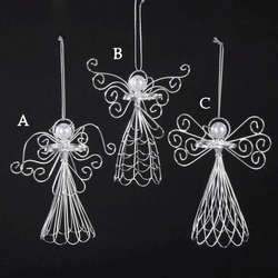 Item 101111 thumbnail Wire Angel Ornament