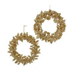 Item 101259 thumbnail Gold Wreath Ornament