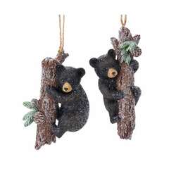 Item 101554 thumbnail Black Bear Climbing Tree Ornament