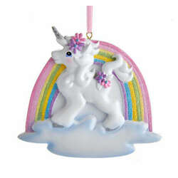 Item 101647 thumbnail Unicorn With Rainbow Ornament