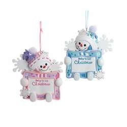 Item 101883 thumbnail Baby's First With Sign Ornament