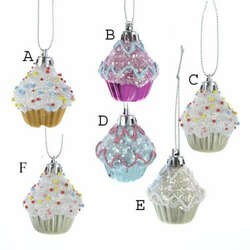 Item 101947 thumbnail Multicolor Cupcake Ornament